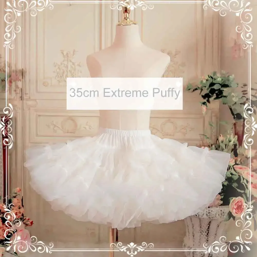 Mini A line Petticoat 35cm Organza Pettiskirt Short Underskirt mini skirt underskirt lining