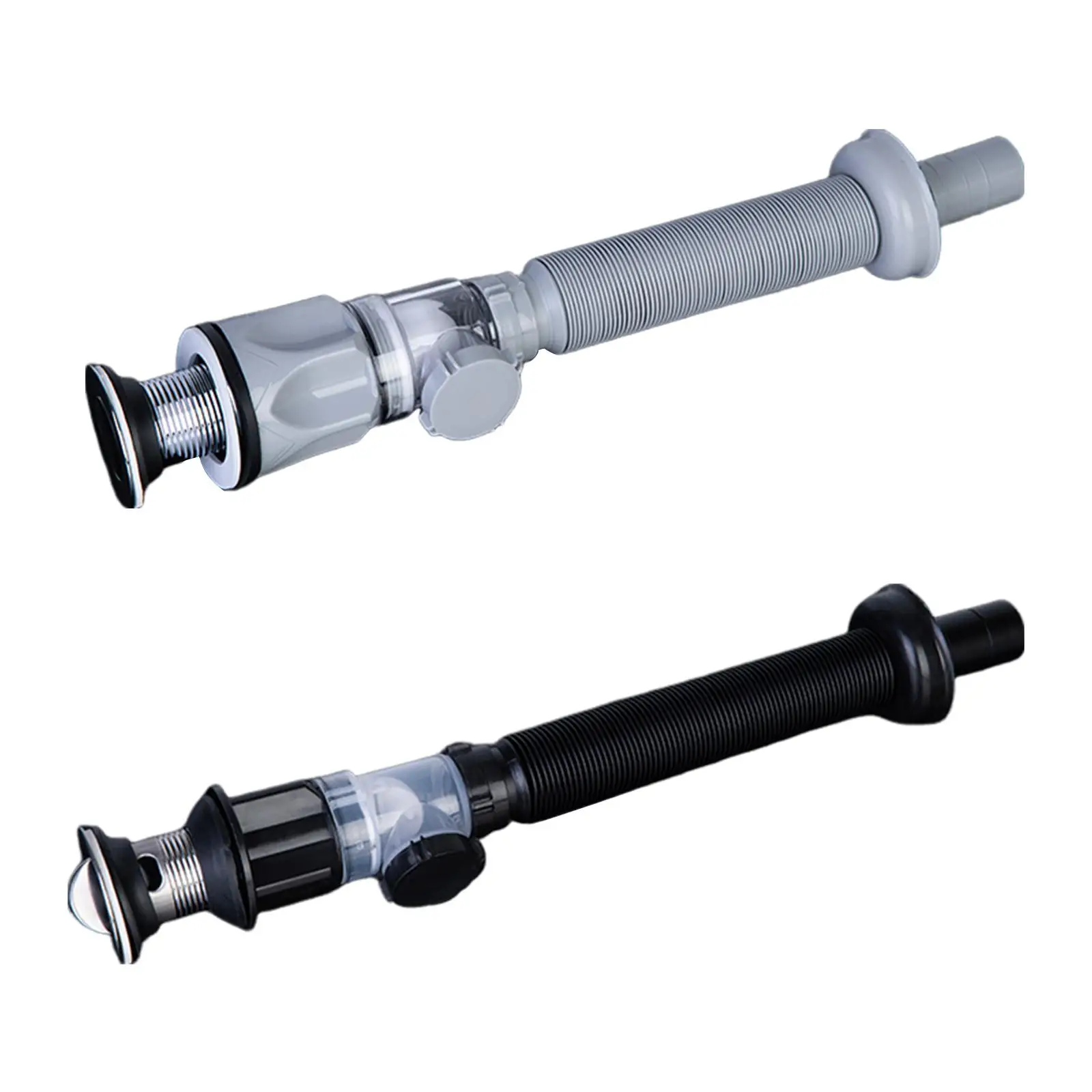 

Sink Drain Pipe Sink Strainer Easy to Install Flexible Expandable Sink Drain