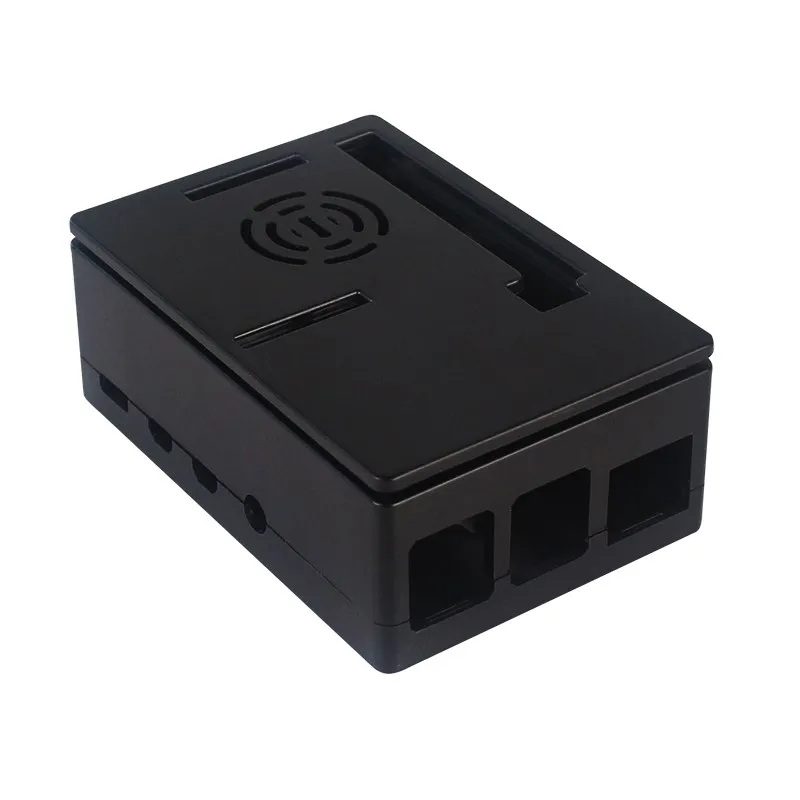 Raspberry Pi 4 Model B ABS Case with Cooling Fan Black Plastic Prectective Box f