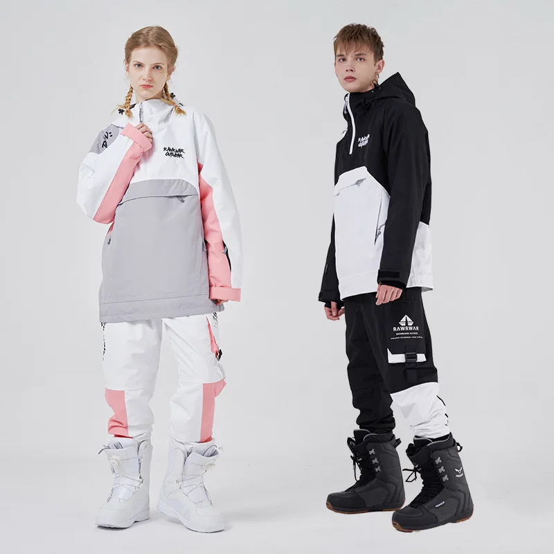

2022 Woman Ski Suit Warm Outdoor Snowboard Jacket Pant Men Snow Suit Windproof Waterproof Breathable Snowboard Skiing Jacket