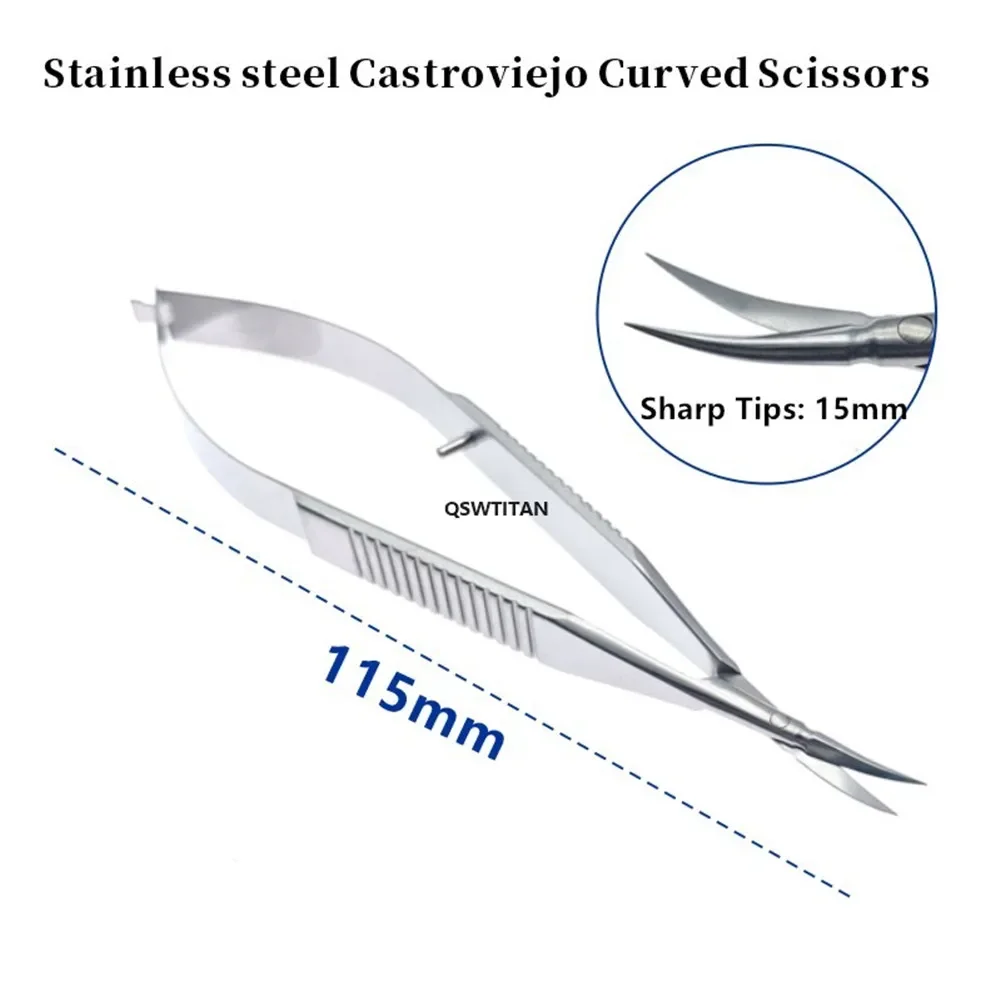 forniture dentali FORBICI CASTROVIEJO CURVE