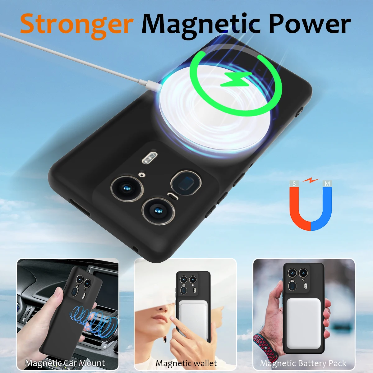Premium Liquid Silicone Soft Back Protective Case