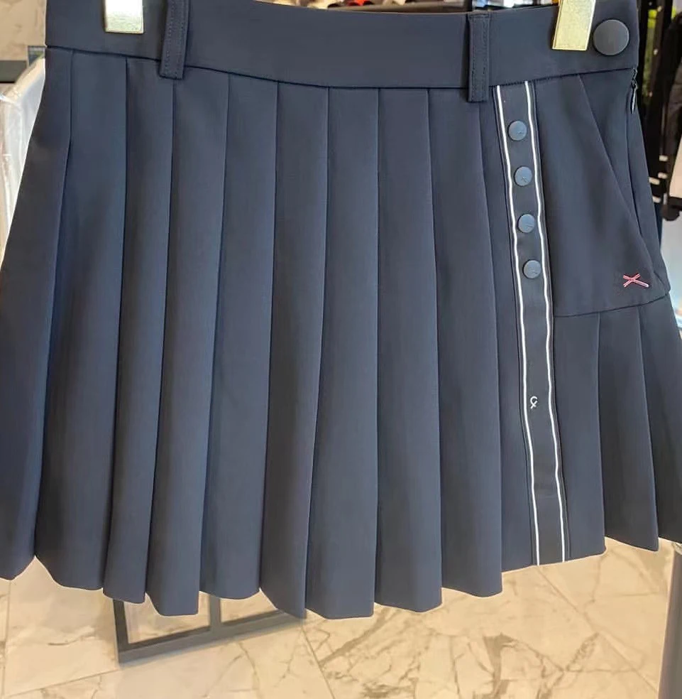 Golf Short Pleated Skirt Women Ladies Casual Sports Bottom