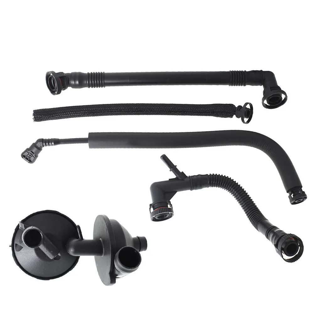 BB224268 for BMW E46 E39 E85 PCV Crankcase Vent Valve & Breather Oil Separator Hose Kit