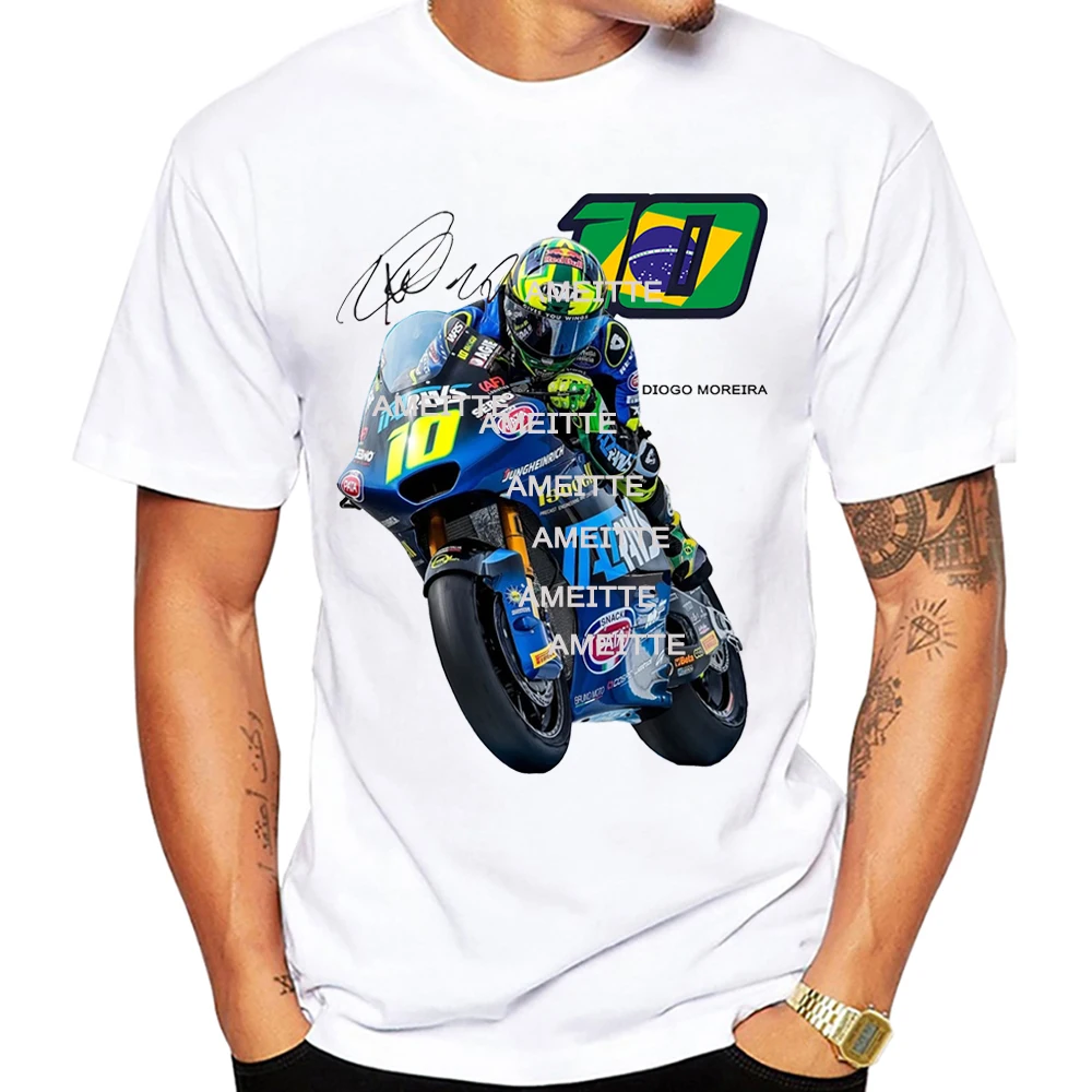 Legendary Brazilian Rider T-Shirt - Men's Short Sleeve Sport Tee in White