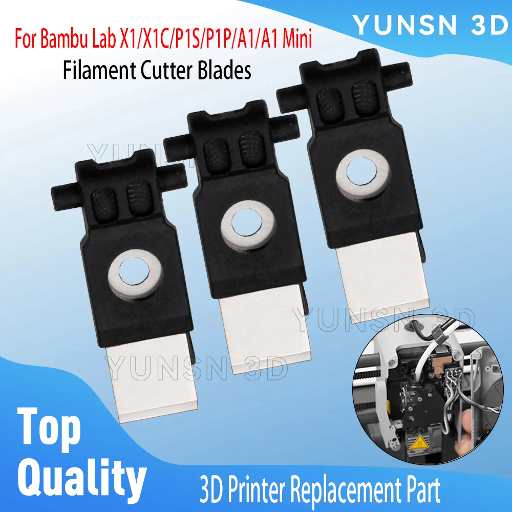 For Bambu Lab X1/X1C/P1S/P1P Filament Cutter Blades Replacement For ...