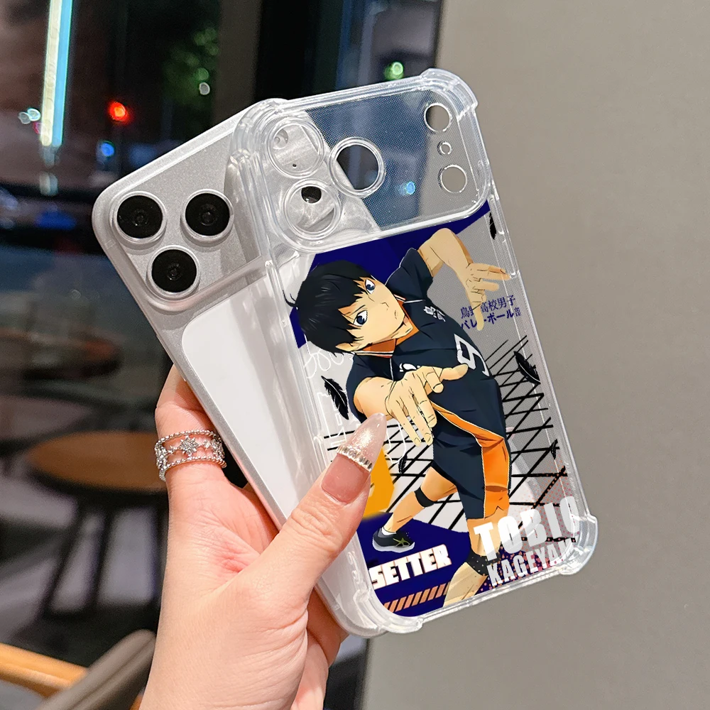 Vibrant Haikyuu Anime Shockproof Phone Case - Durable Protective Cover