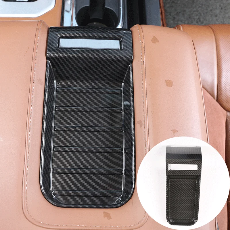 

Для Toyota Tundra центральный подлокотник-ящик cover slot декоративная рамка ABS аксессуары для модификации интерьера автомобиля 2014-2021