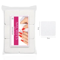 300pcs Cotton Gel Nail Polish Remover Wipes Nail Cleaning Pads Non Woven Lint-Free Nail Pads For Beauty Salon Nail Art Tool 4