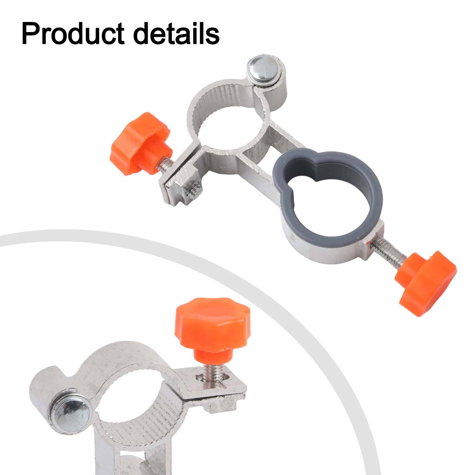 Aluminum Clip On Mount For Umbrella 2 Pcs For Garden Chair Parasol Support On Outdoor Patio Balcony Deck Applications