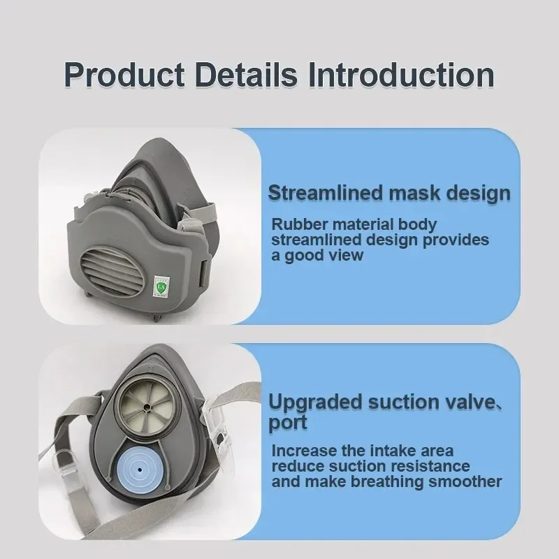 Enhanced Dust-Proof Safety Mask with Cotton Filter for DIY and Professional Use