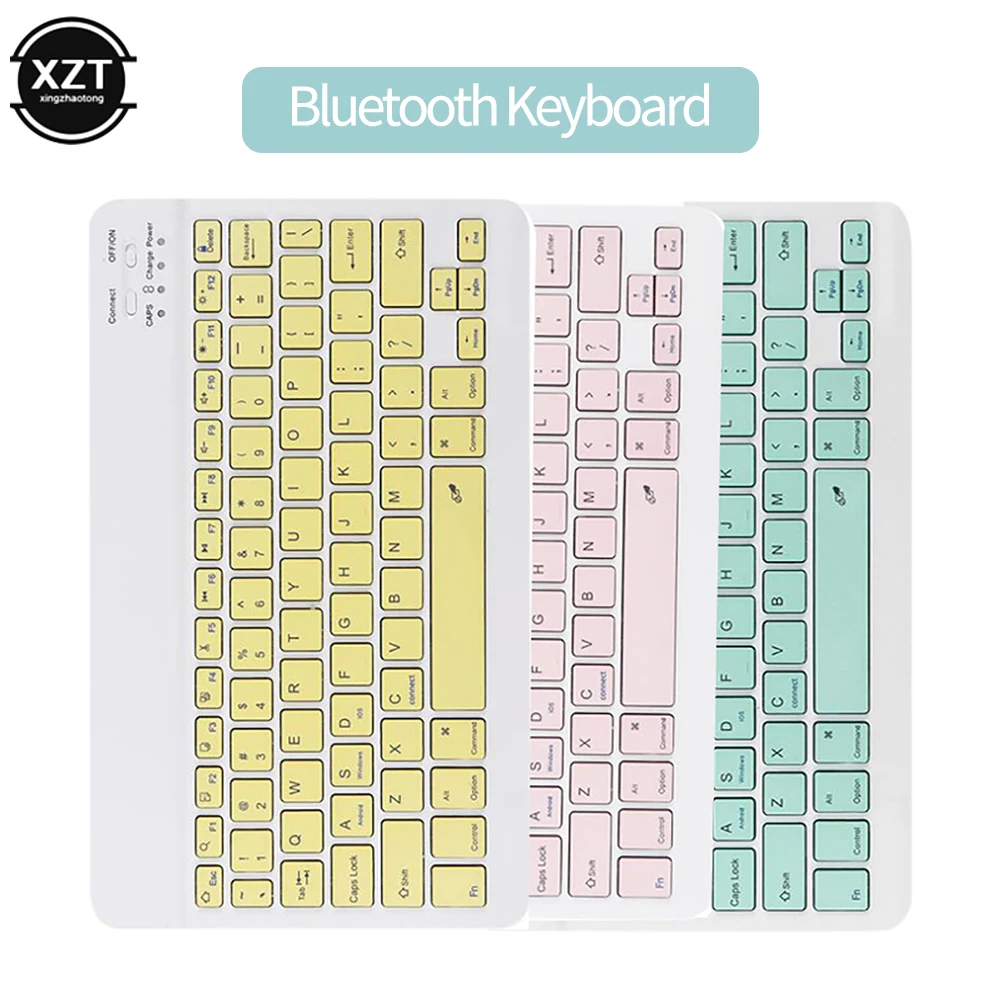 English Wireless Bluetooth Keyboard iPad Touch External Keyboard Wireless Bluetooth for Office for Phone Tablet Laptop