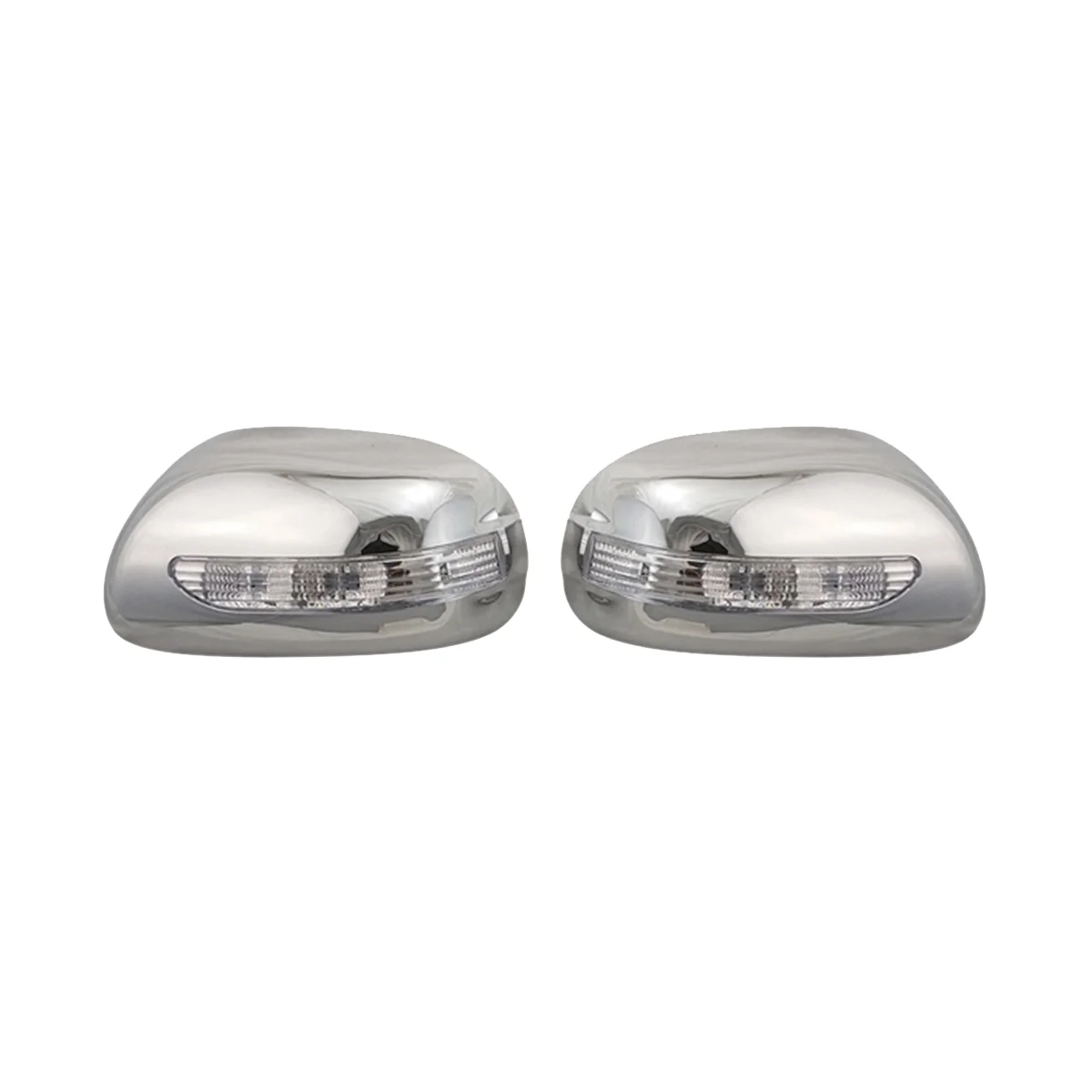 

2 Pack 2009-2013 for Toyota Corolla Cars Chrome Plated Side LED Light Mirror Cover Molding Trim