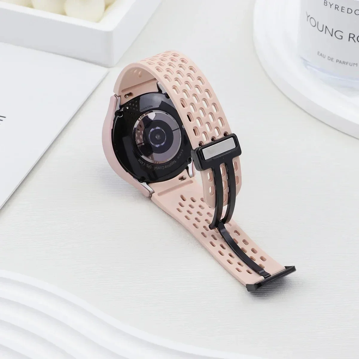 Enhanced PC Case & Silicone Strap with Magnetic Bracelet