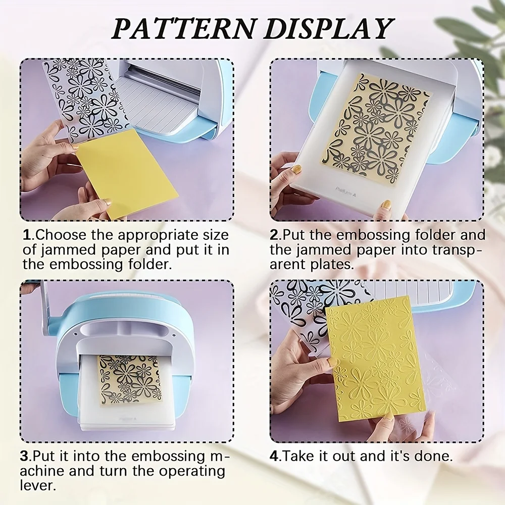 유성 3D 플라스틱 엠보싱 폴더 템플릿, DIY 스크랩북 종이 공예 카드 제작 장식 용품, 1PC