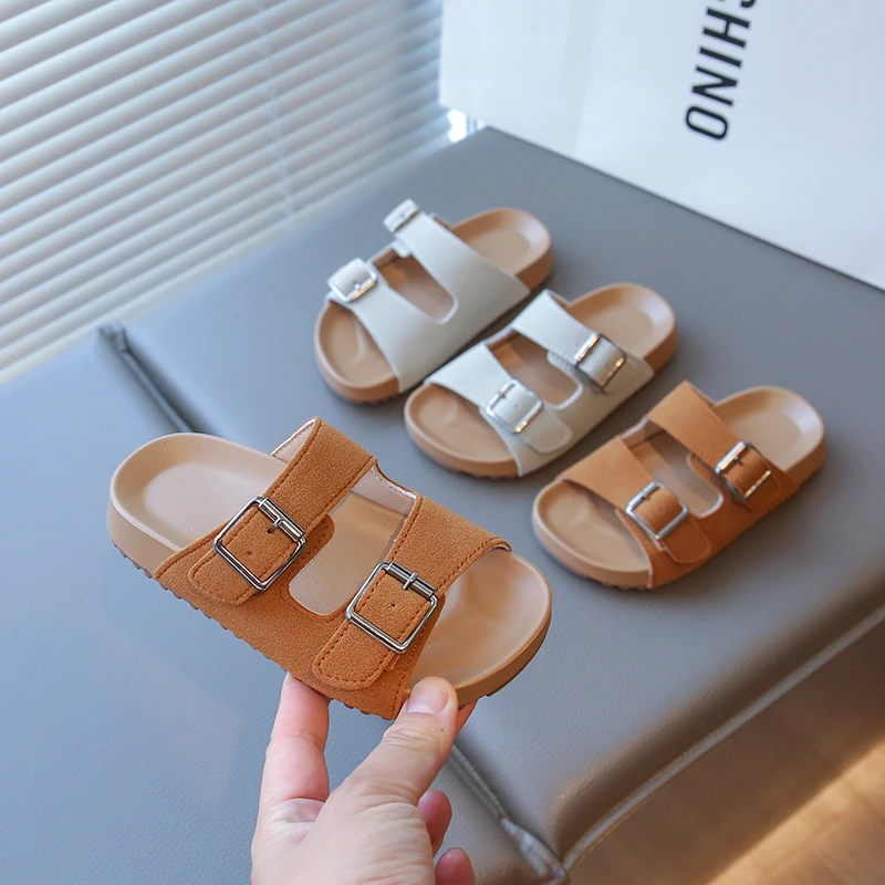 Summer Kids Buckle Strap Sandals for Boys Girls