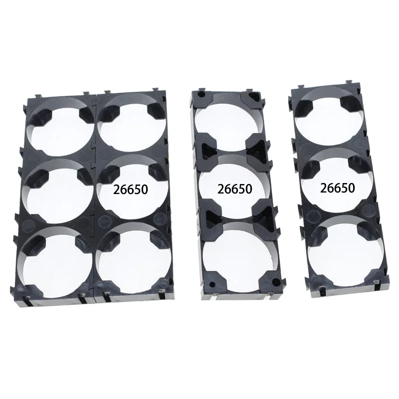 4 pcs 26650 lithium battery holder 26650Lifepo4 battery splicing holder combination bracket 2P 3P aperture 26.4mm