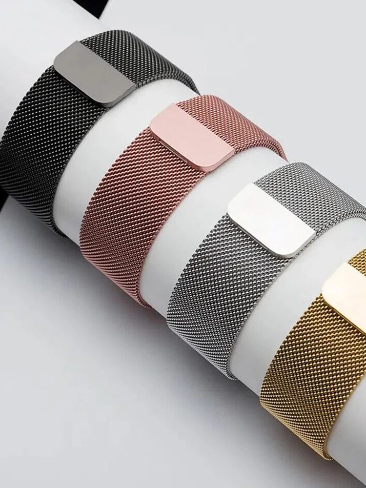 Cinturino per Apple watch Ultra 2 Band 44mm 40mm 45mm 41mm 42mm 38mm 49mm bracciale Milanese Loop Metal iWatch Series 9 8 SE 7 6 5 3