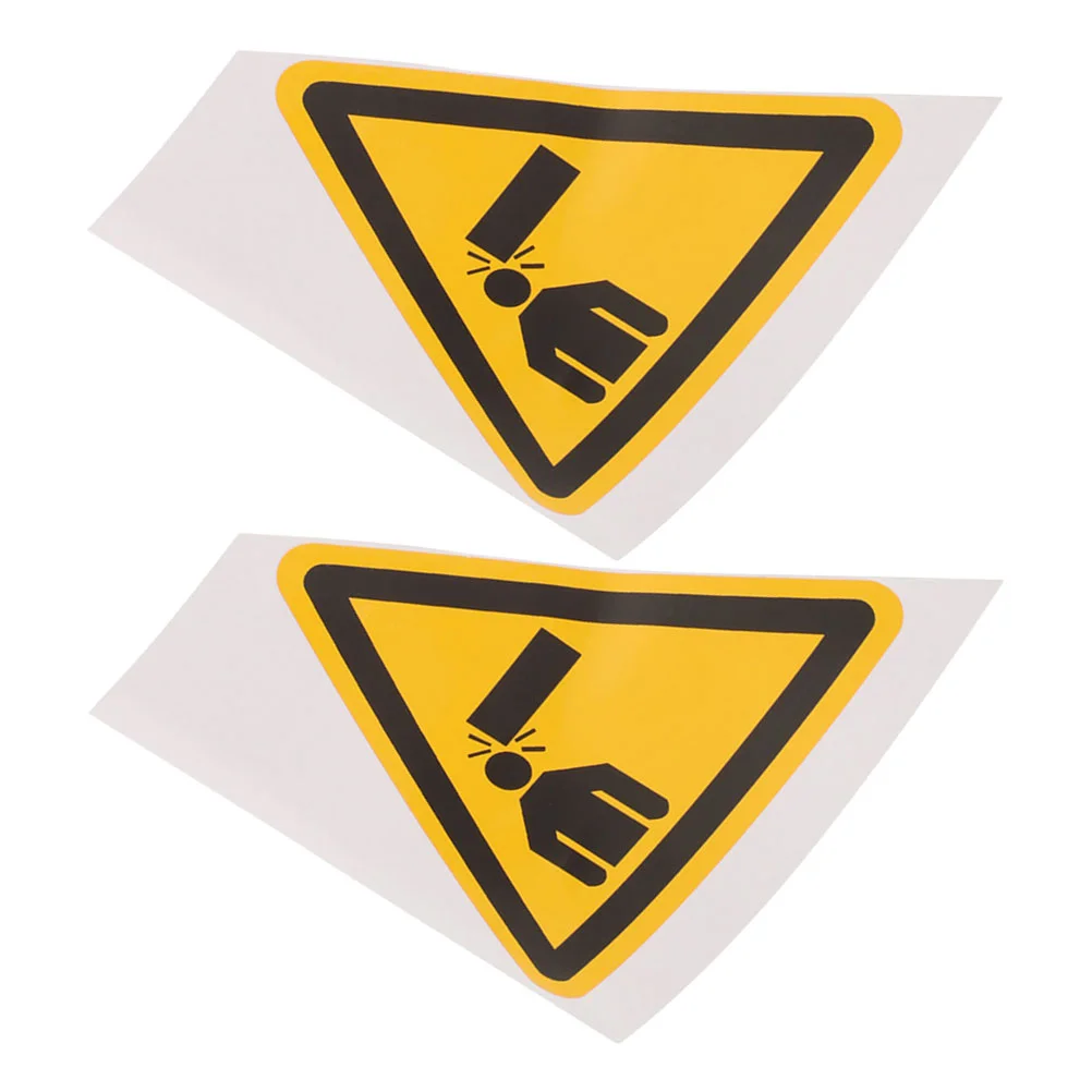 2 Pcs Warning Signs Label Watch Your Head Caution to Prevent Collision Decal Sticker Applique