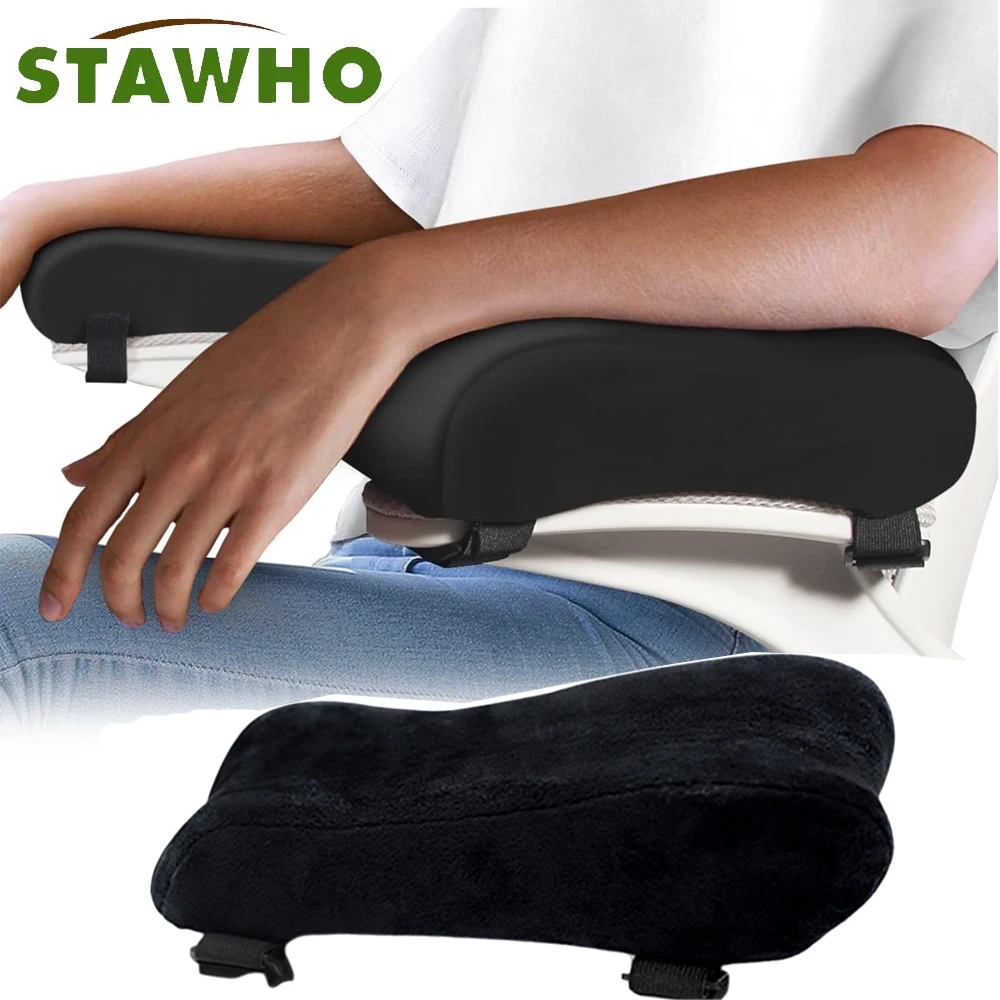 Office Game Chair Armrest Pad Elbow Pillow Comfortable Support Cushion Memory Foam Inner Core Sofa Cushion for Home Armrest Mat 1654 castle foam game 220мл