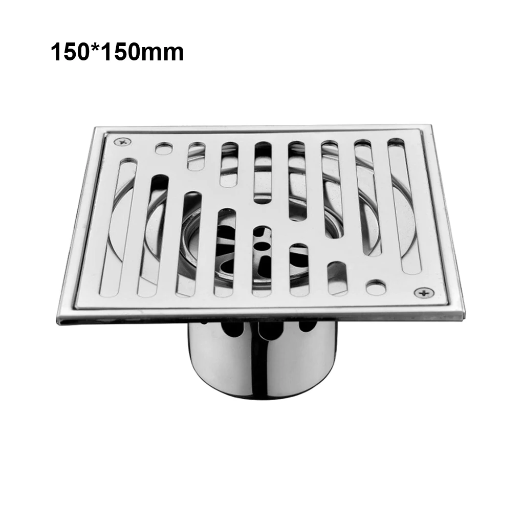 

15cm Extra Large Bathroom Kitchen Floor Drain Stainless Steel Drain Strainer Anti-Odor Drainer Shower Strainer Cover