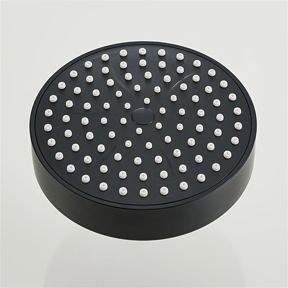 Description Picture 3 of itemHousehold Facilities Accessory Bathroom Shower Faucet Accessory Black Round Wall-mounted Shower Replacement Bathroom Accessories