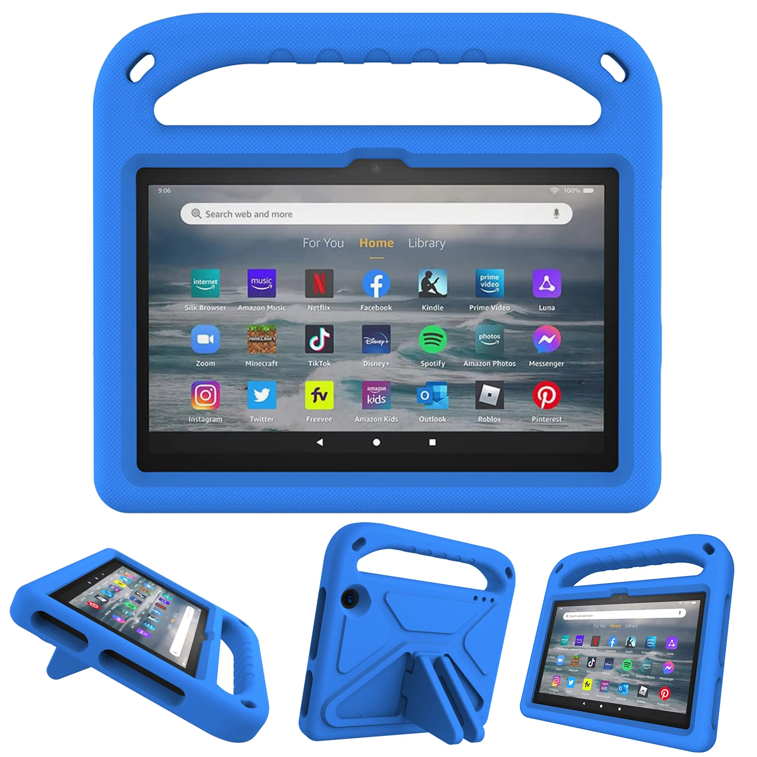 Durable Shockproof Kids' Tablet Case with EVA Protection for 7-Inch and 8-Inch Devices