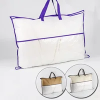 Non-Woven Fabric Storage Bag Wardrobe Clothes Bag With Handle Clothes Blanket Quilt Pillow Anti-Dust Large Capacity Storage Bags 1