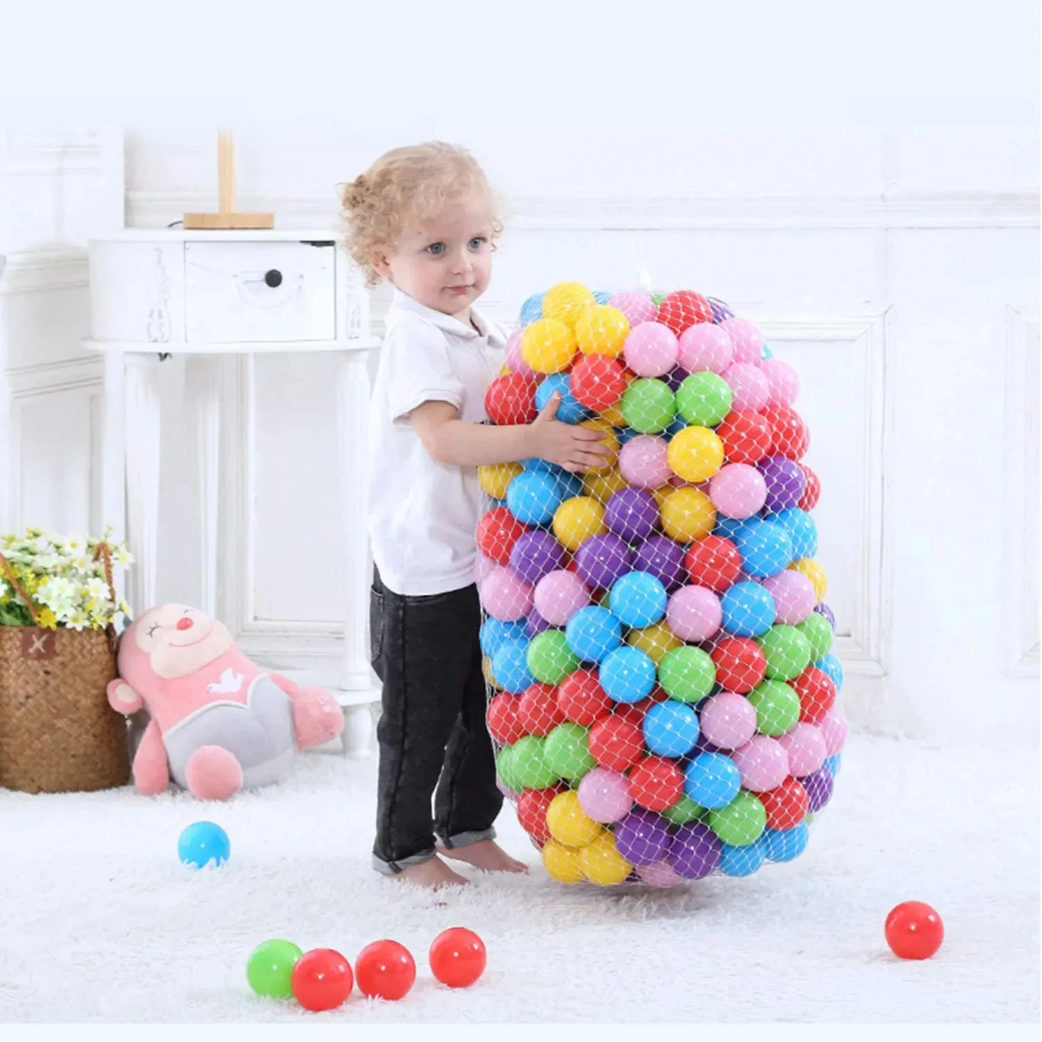 Outdoor Sport Ball Colorful Soft Water Pool Ocean Wave Ball Baby Children Funny Toys Eco-Friendly Stress Air Balloons