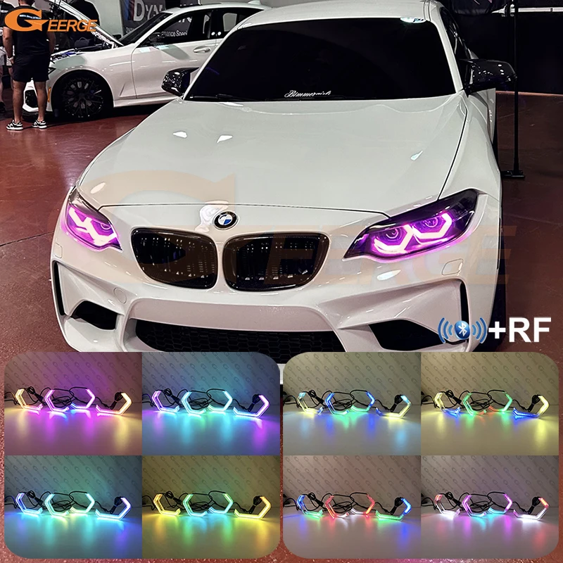 Yellow Angel Eyes DRL For 2018 BMW F23 F22 F87 M2 230i M240i