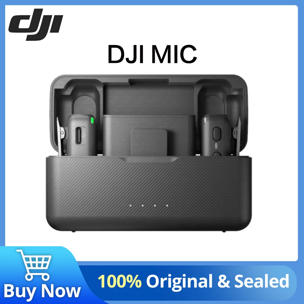 Dji Mic Wireless Microphone Lavalier Transmitter Receiver 250m