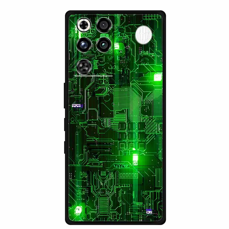 Sleek Black Silicone TPU Phone Case - Durable and Soft Back Cover