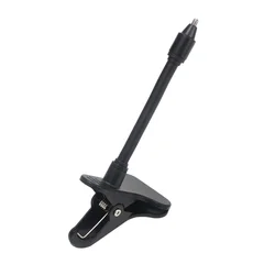 Portable Clip-On Webcam and Baby Monitor Holder - Flexible Crib Attachment (Black A)