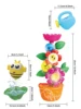 Bathroom Toys Series Little bees can store water leaks with a shower The flowers will turn 6