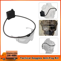 Lunettes tactiques désembueur pour la chasse en plein air, unité antibuée, vitesse du vent réglable, Kit de ventilateur de désembuage, nouveauté 2025 2