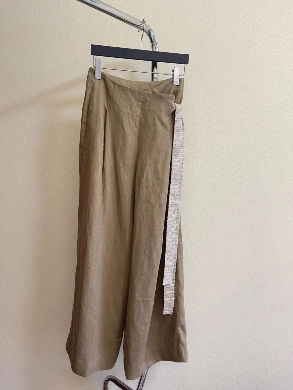 

Linen wide-leg pants, high quality, fashion temperament, slim and thin 2023 summer women's new hot