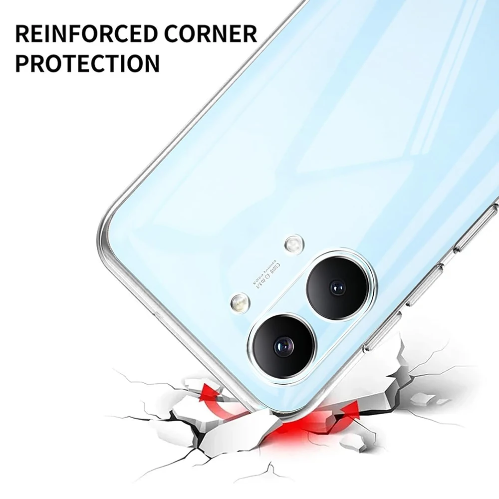 Ultra Thin Soft Silicone Clear Phone Case - Transparent TPU Cover