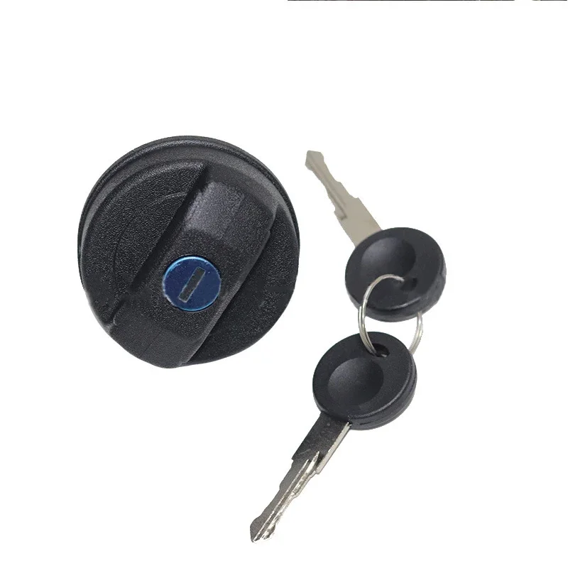 Fuel Tank Cap Lock Compatible with Volkswagen Audi Peugeot Citroen 2 Keys