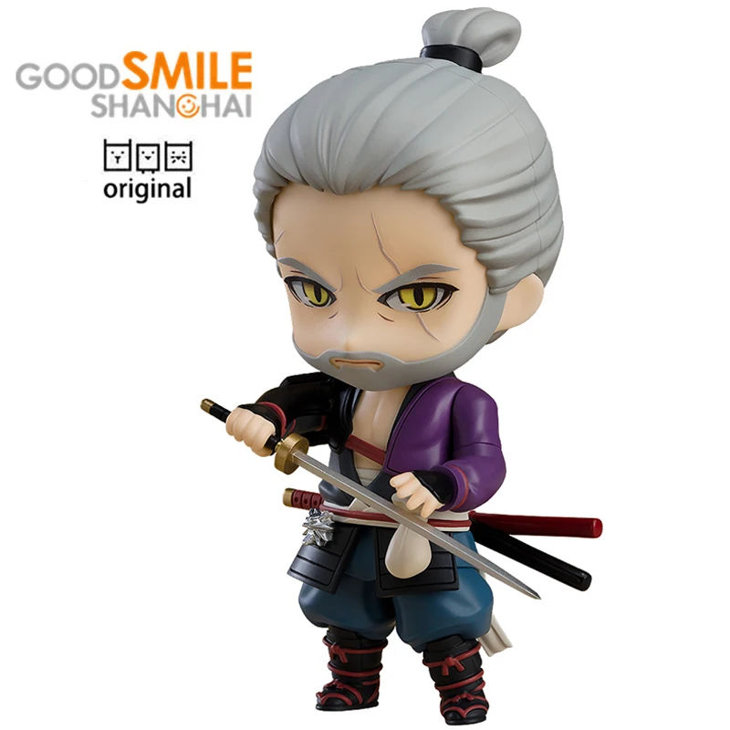 

IN Stock Good Smile Nendoroid Geralt 1796 Ronin The Witcher 3: Wild Hunt GSC Action Figure Model Collectible Toys Child Gift