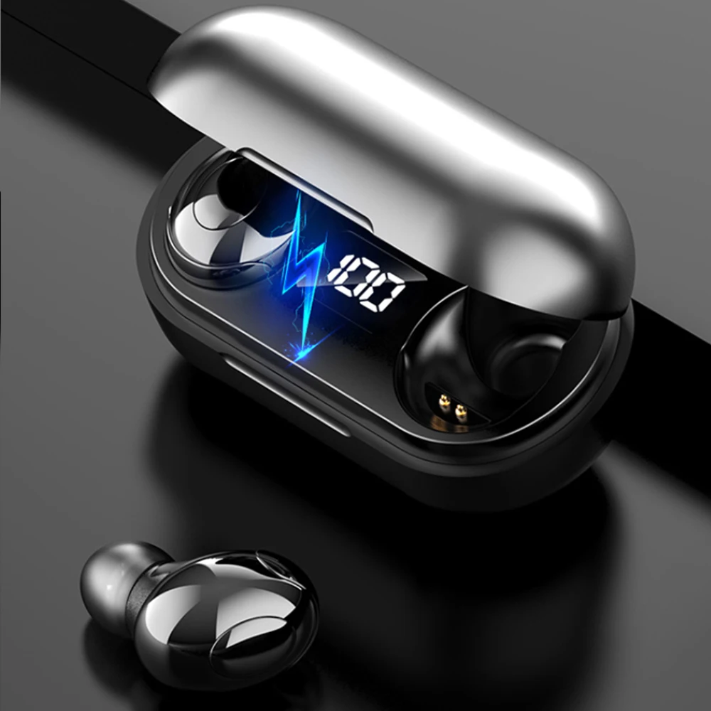 Power Wireless Ear Phone Headphones 