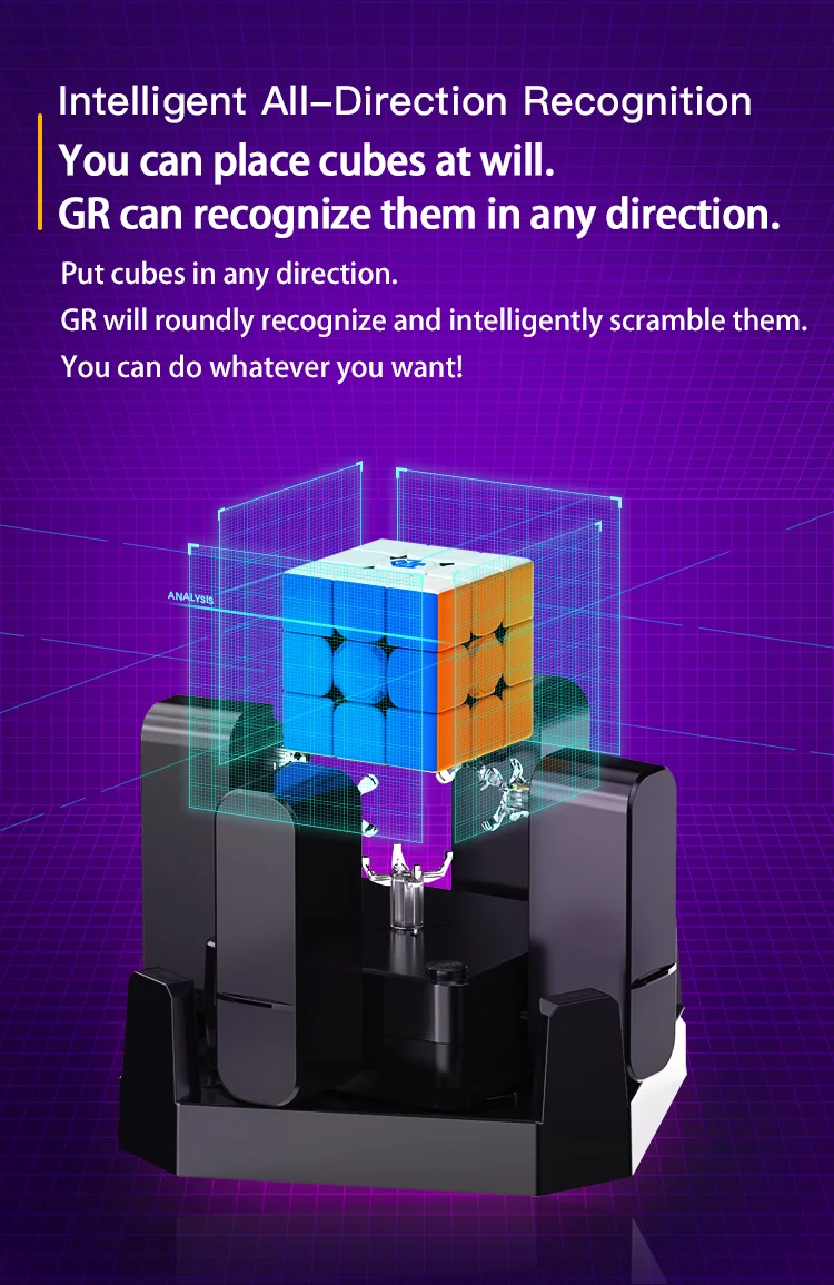 [Funcube]GAN Robot Magic Cube 3x3 Helper Bluetooth Connection To App  Speed magic cube Online Competition Puzzle Cubo Magico Gan