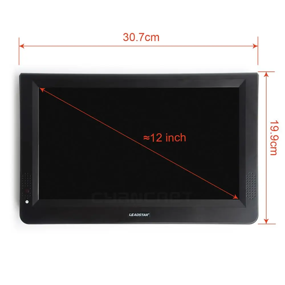 아날로그 미니 소형 자동차 Tv 및 D12 인치 Hd 휴대용 Tv 디지털 Tv 지원 Usb Sd 카드 Mp4 Ac3