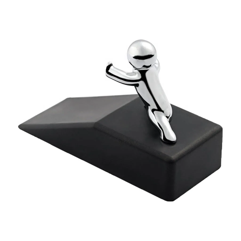 Cast Iron Door Stopper, Cute Little Man Door Stop Decorative People Doorstop Door Wedge Door Block, Stop Your Bedroom Home Door 3