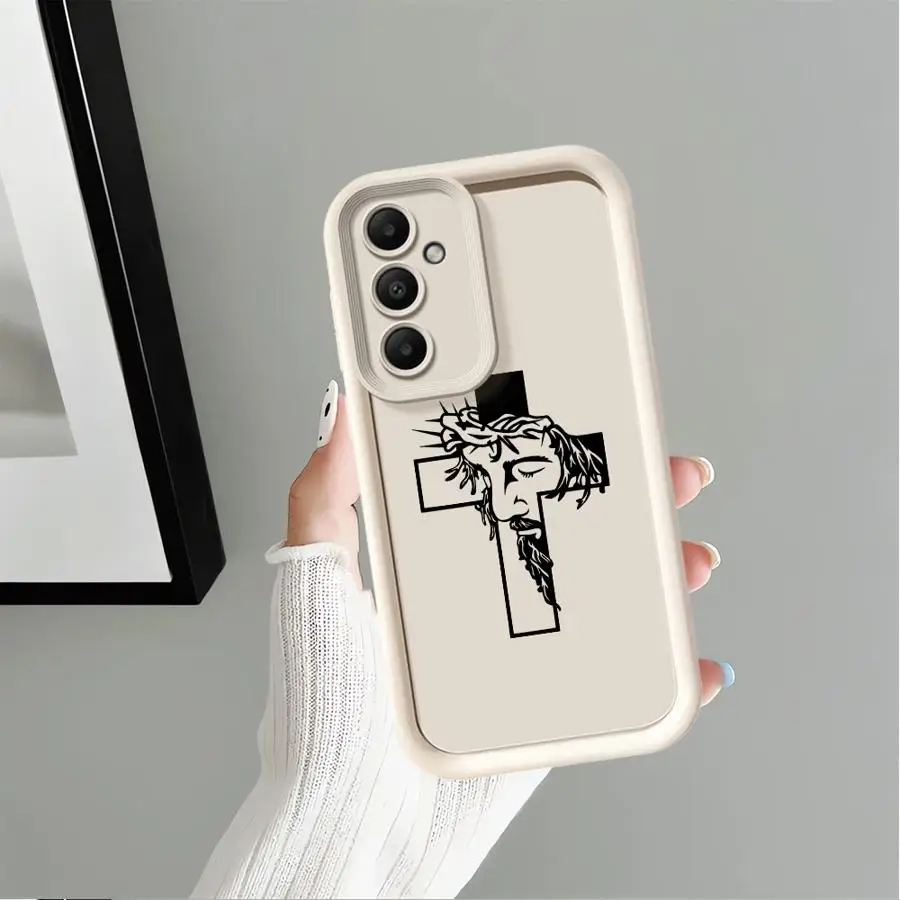 Elegant God Cross Art Phone Cover Case