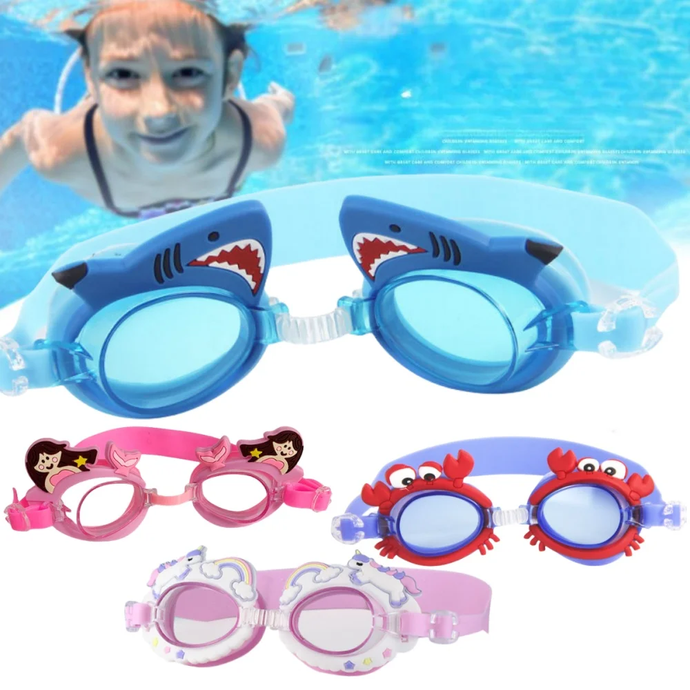 Masque de natation apprentissage enfant silicone anti-buée étanche réglable équipement plongée mignon