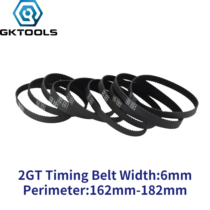 Cinghia Dentata GT2 Per Stampante 3D, Larga 6 Mm, Lunghezza 118-2270 Mm, Per RepRap Prusa