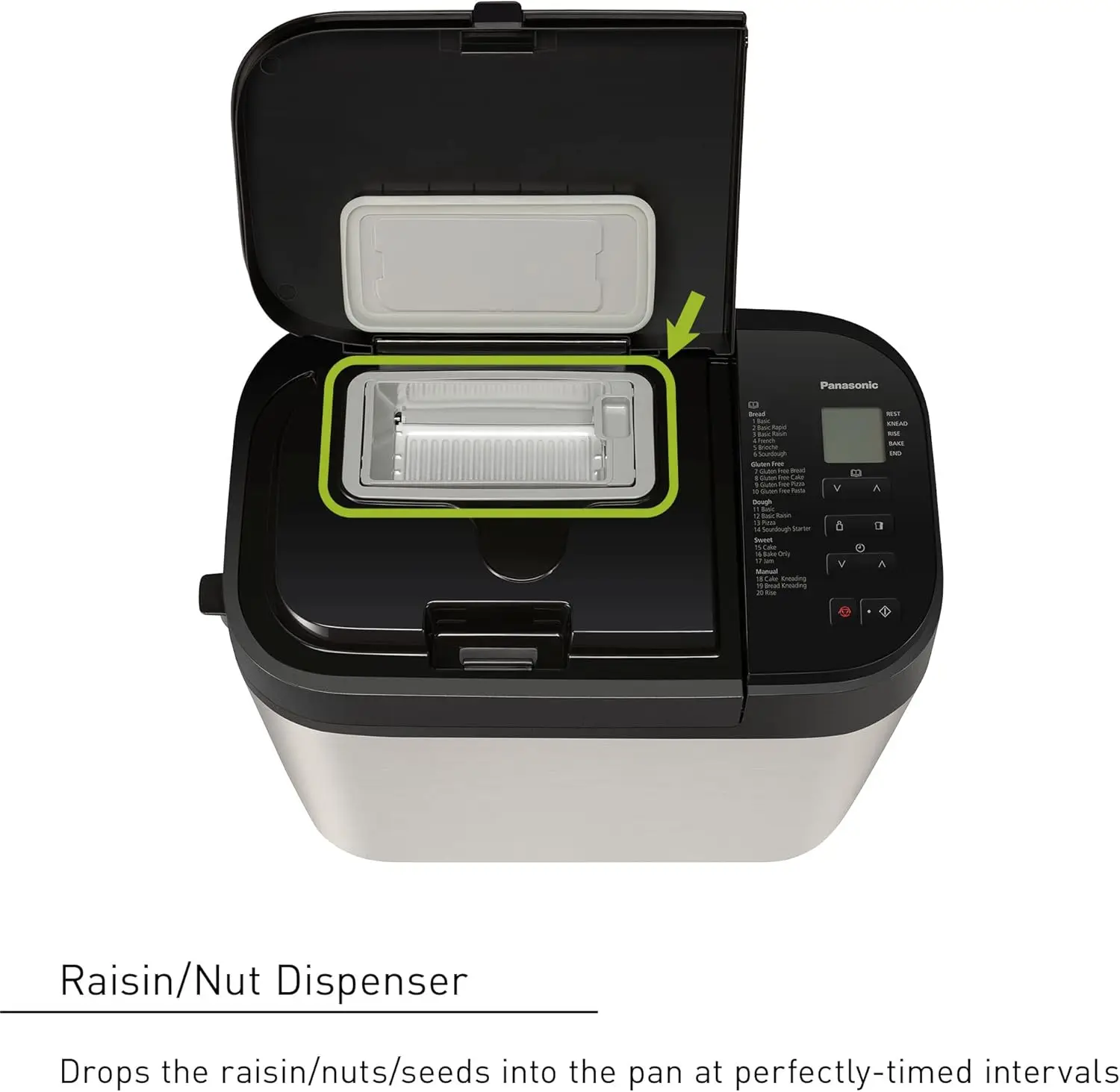 Automatic Bread Maker with 20 Presets and Advanced Temperature Sensor for Bread, Cake, and Pizza 4