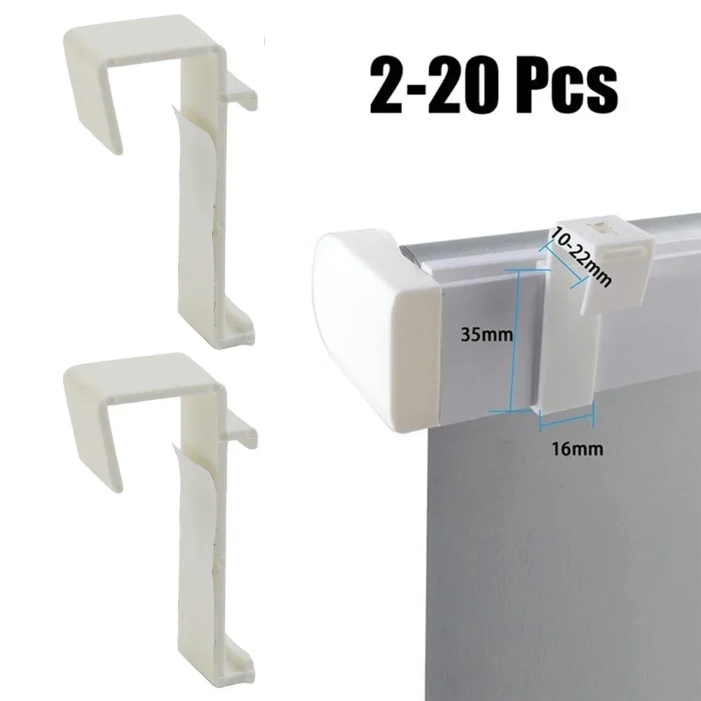 Curtain Clip 2/10/20pcs Double Roller Blind Clamp Carrier