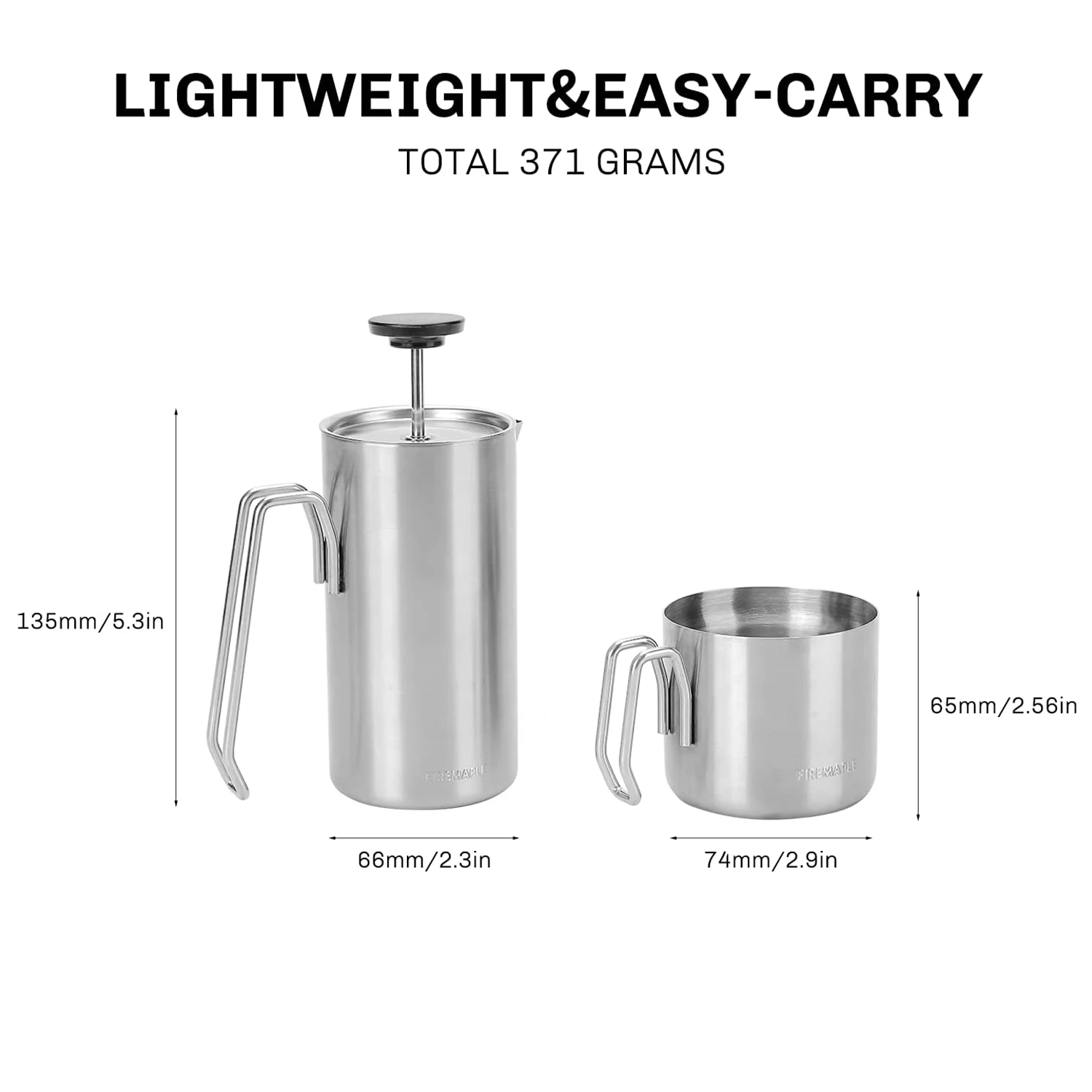 Fire Maple Coffee Cup Mug French Press Pot Coffee Maker With Lid Outdoor Camping Cooking Pot Camping Mug Cooking Pot - Outdoor Tableware - AliExpress