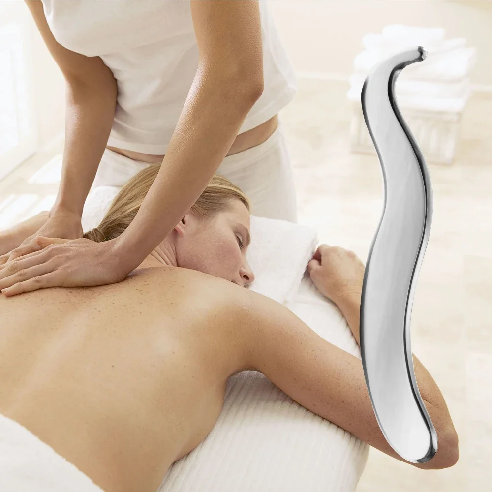 304 Stainless Steel Gua Sha Board Massager Tool Guasha Scraper Physical Therapy Loose Muscle Meridian Massage SPA Body Health